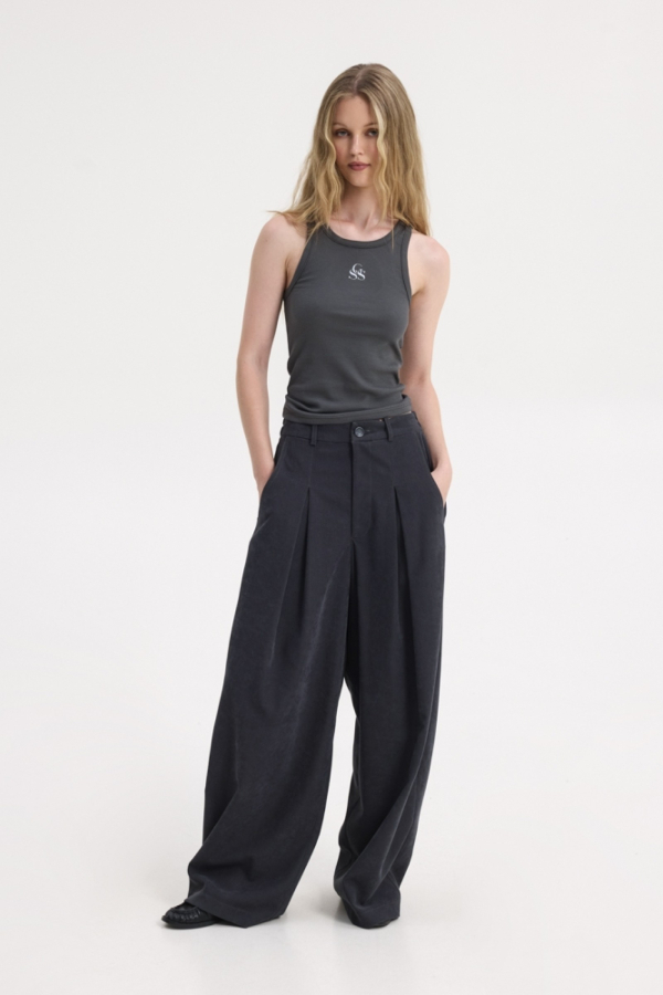 NEW DEVON PANTS - DARK GREY
