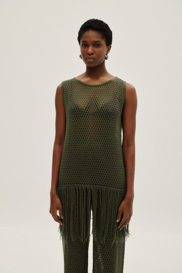 BLOUSE NET FRINGES