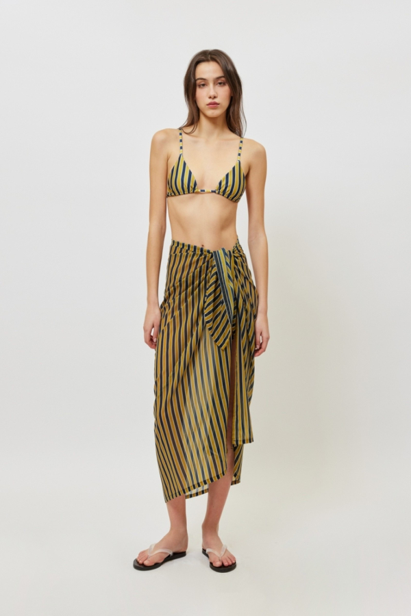 SEABREEZE PAREO - ORO STRIPES