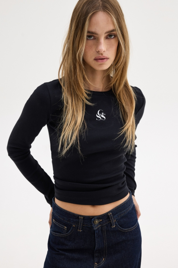 STEVIE SSG TOP - BLACK
