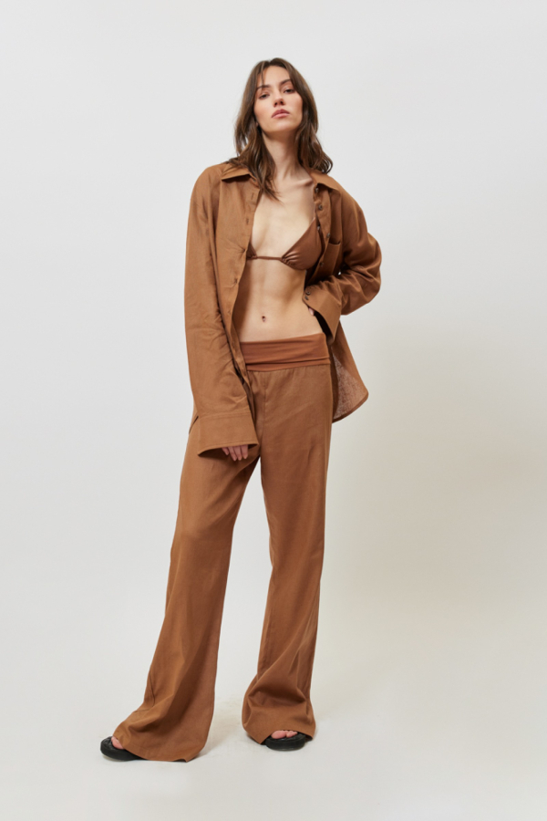 JULY PANTS - CHOCOLATE