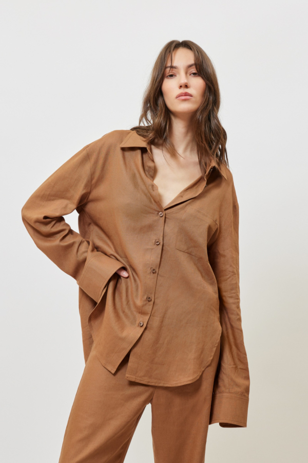 JULY SHIRT - CHOCOLATE