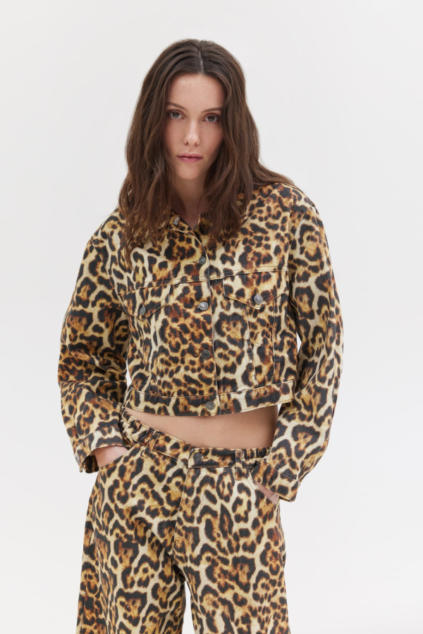 LILY PRINTED JACKET - ANIMAL 