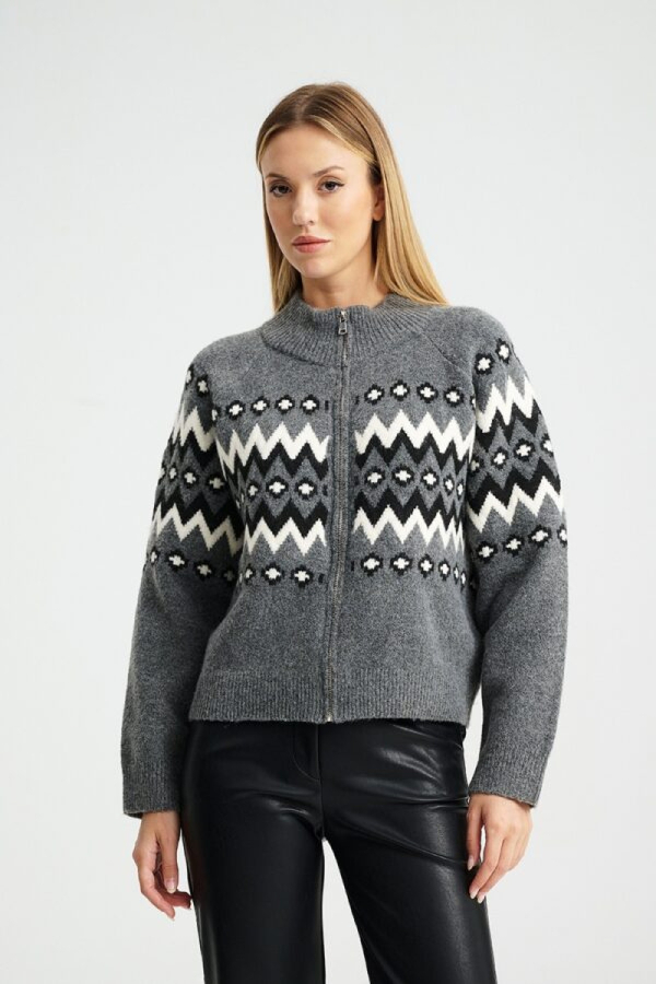 TERRY CARDIGAN - GREY 