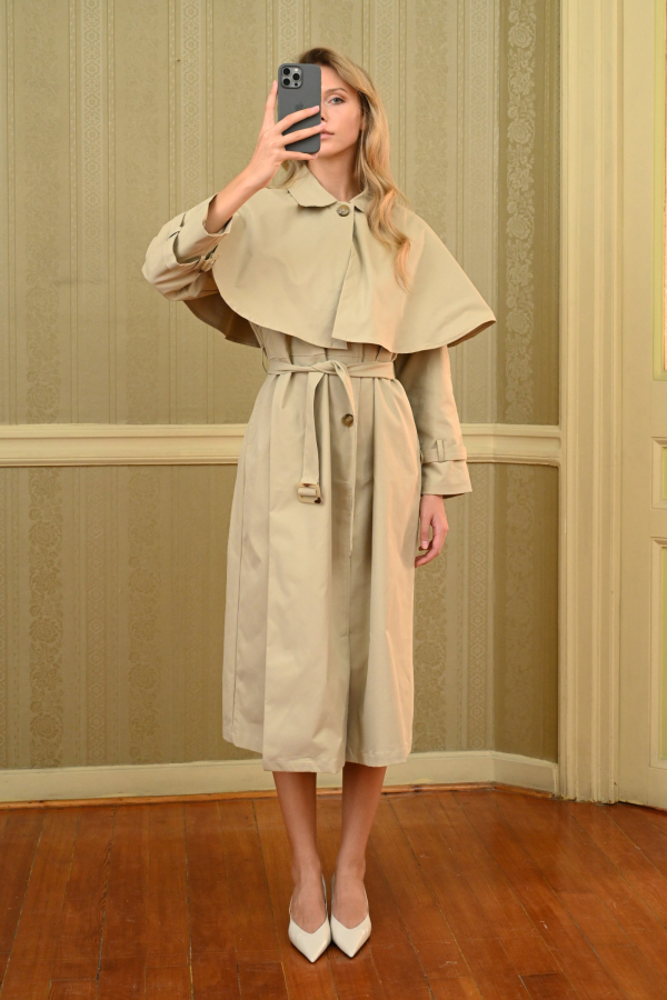 SUTTON TRENCH COAT - BEIGE