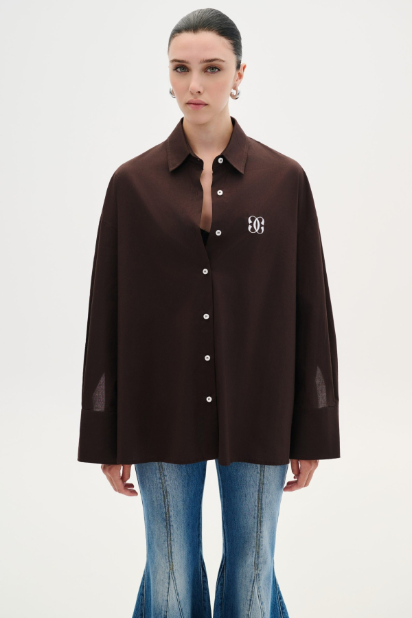SHIRT MONOCHROME - BROWN