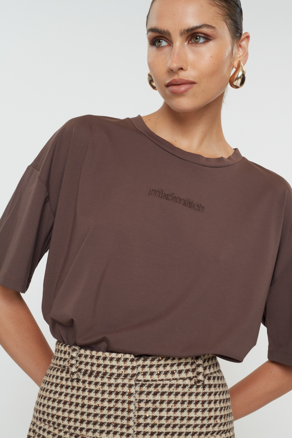 MIA T-SHIRT / BROWN