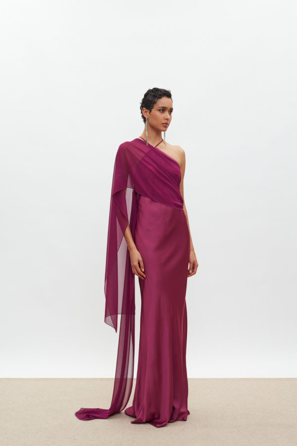 DANAI POLYMORPHIC DRESS  -  MAGENTA